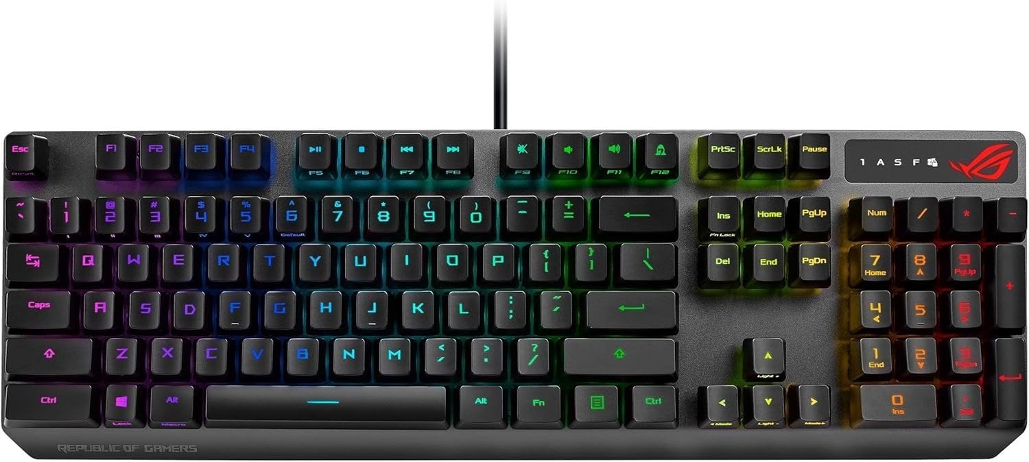 asus tuf gaming pc keyboard